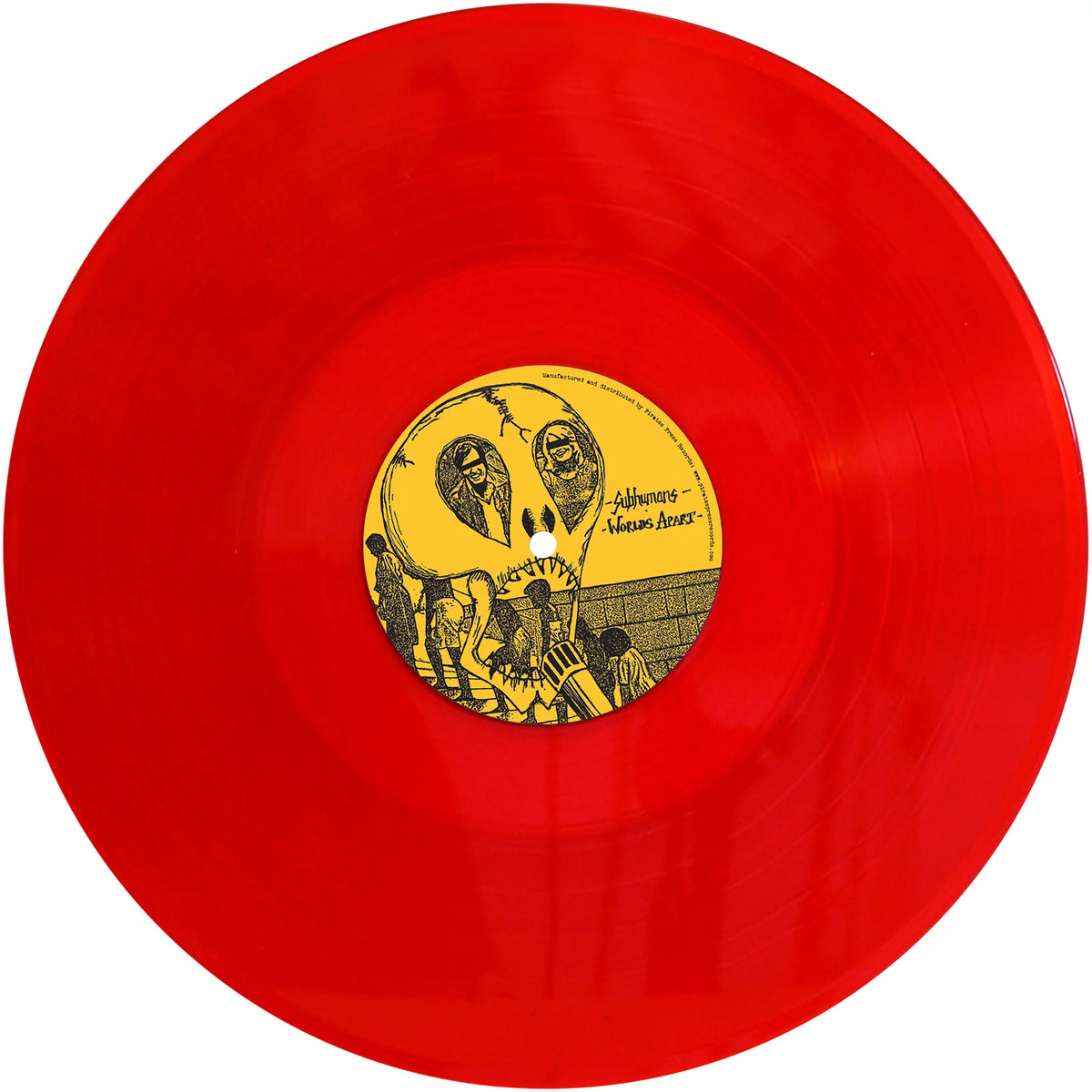 Subhuman - Worlds Apart [Red Vinyl]